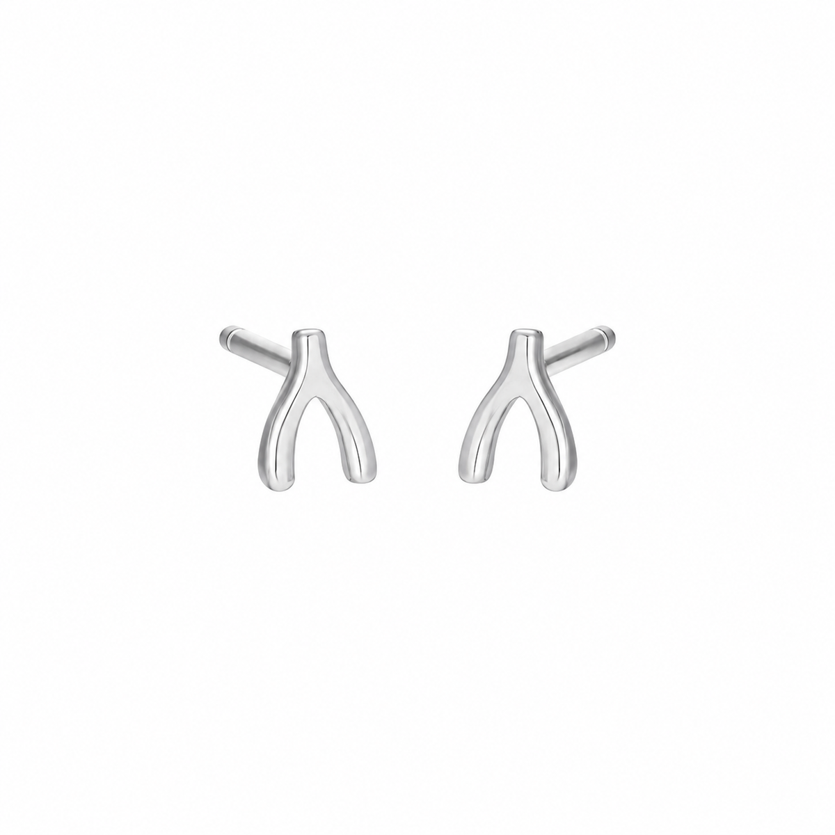PETITE WISHBONE STUDS