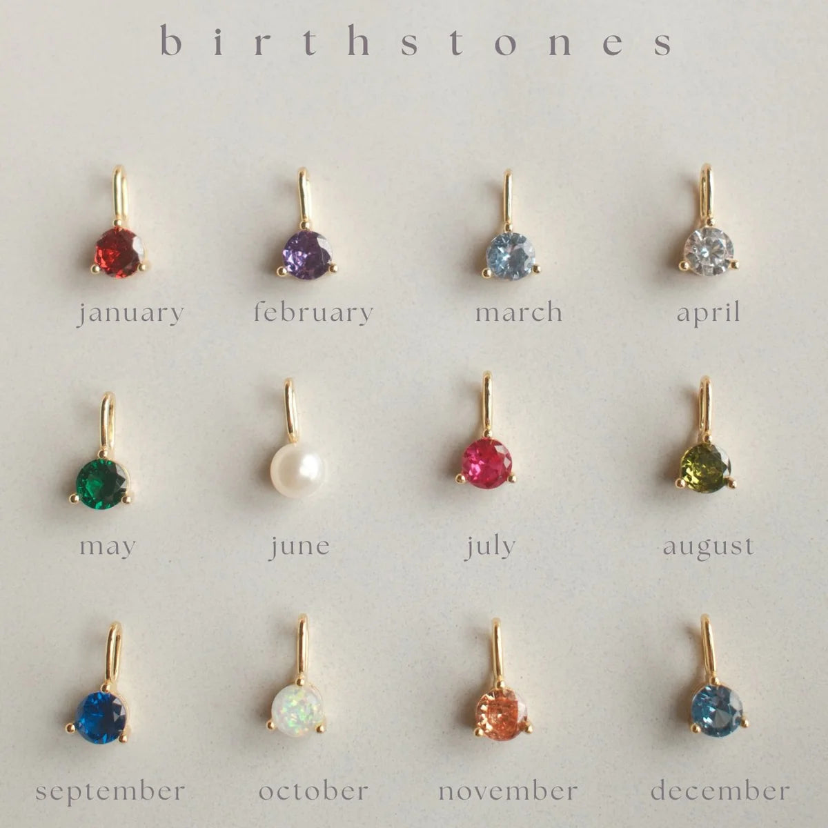 MICRO GEM CHARM NECKLACE BUILDER
