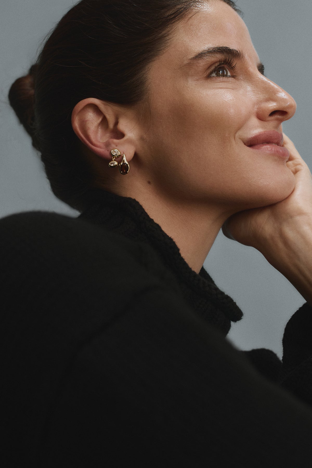 THEA SMOKY EARRINGS