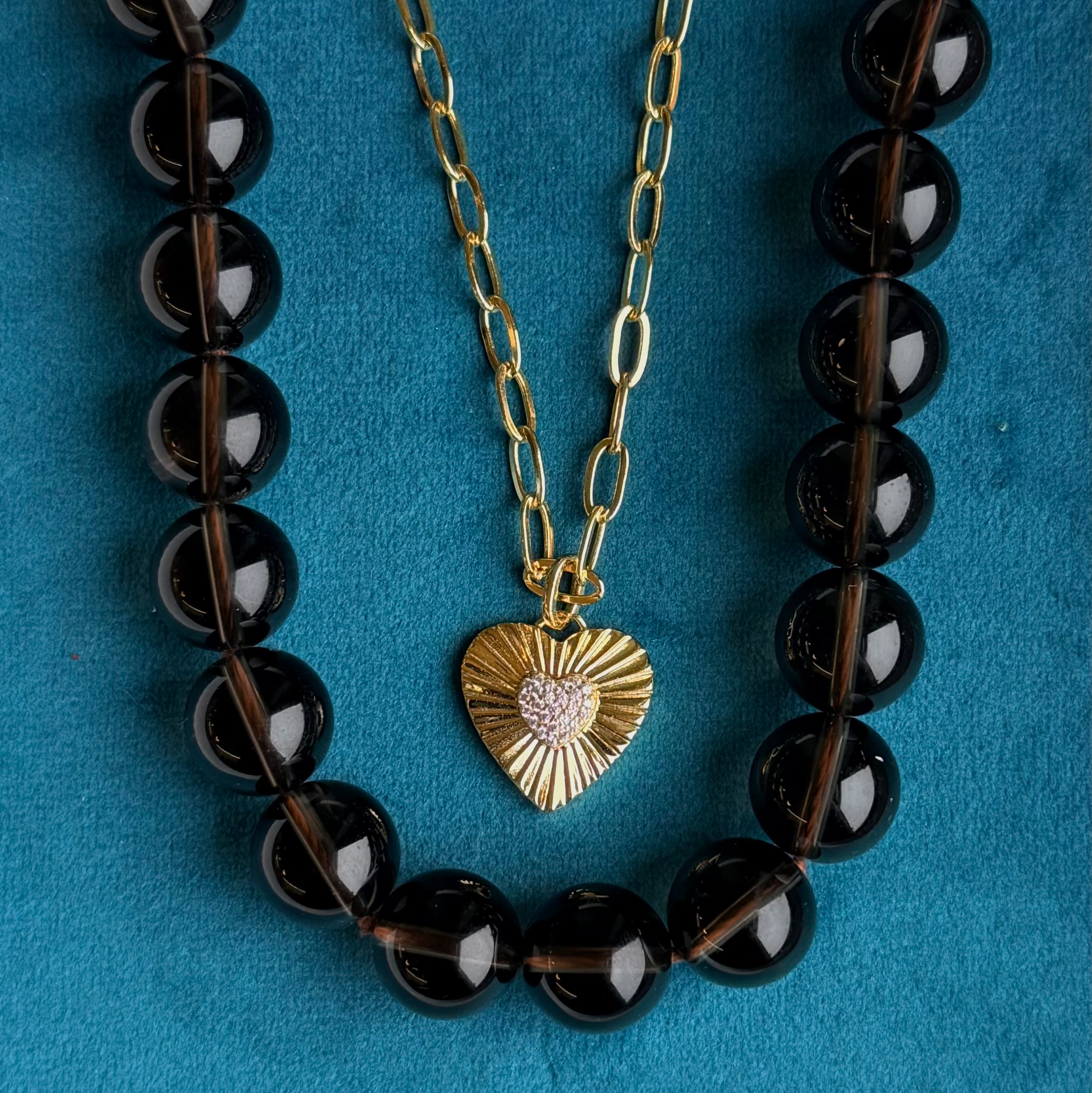 PALOMA NECKLACE SMOKY QUARTZ
