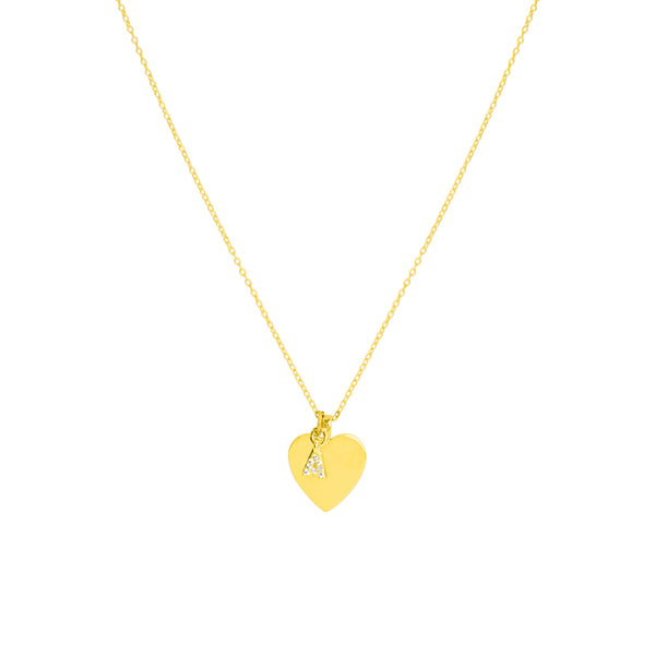 fcity.in - Hot Selling Four Love Hearts Pendant Necklace Gold Plated  Stainless