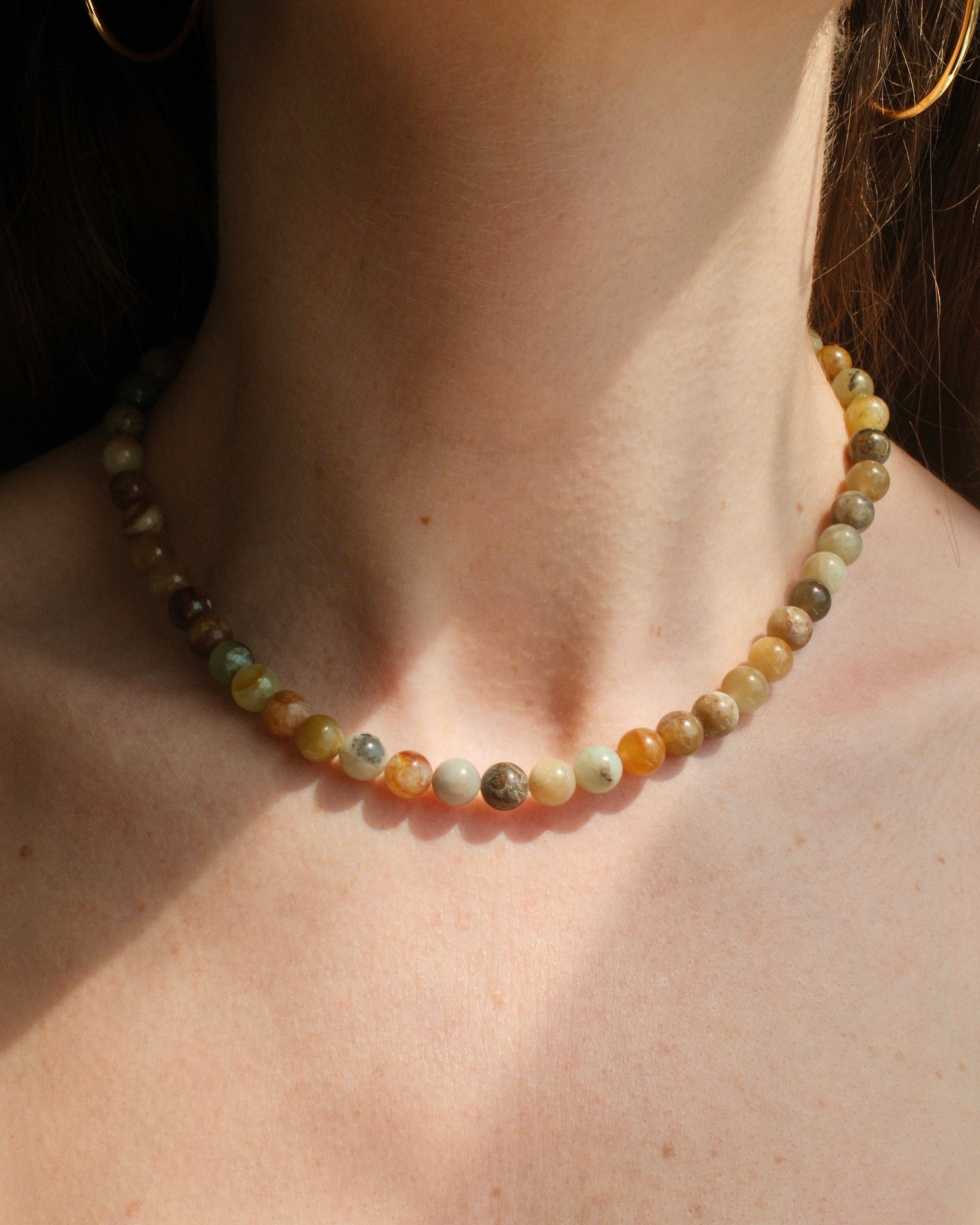PETITE PALOMA NECKLACE MULTI JADE