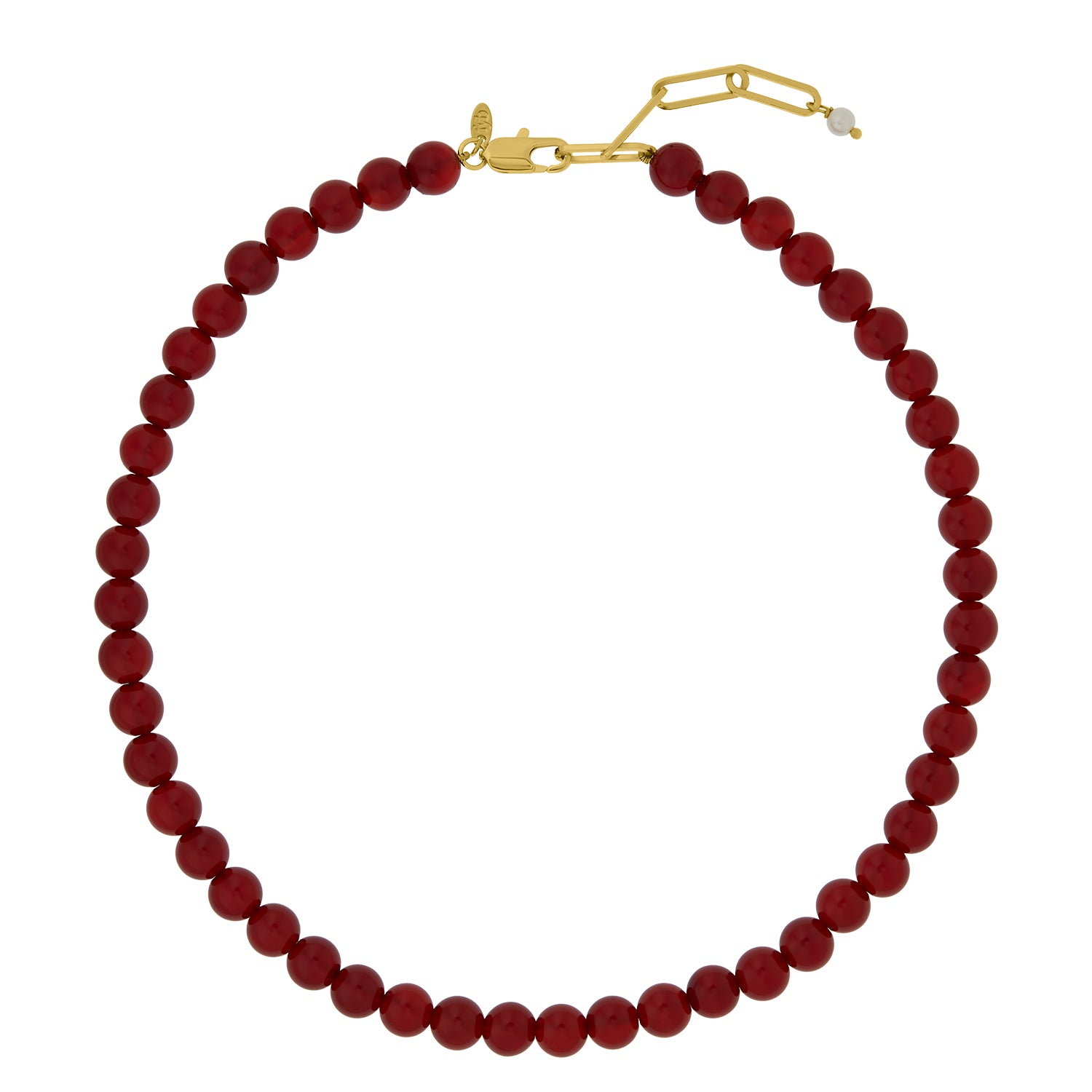 PETITE PALOMA NECKLACE CARNELIAN