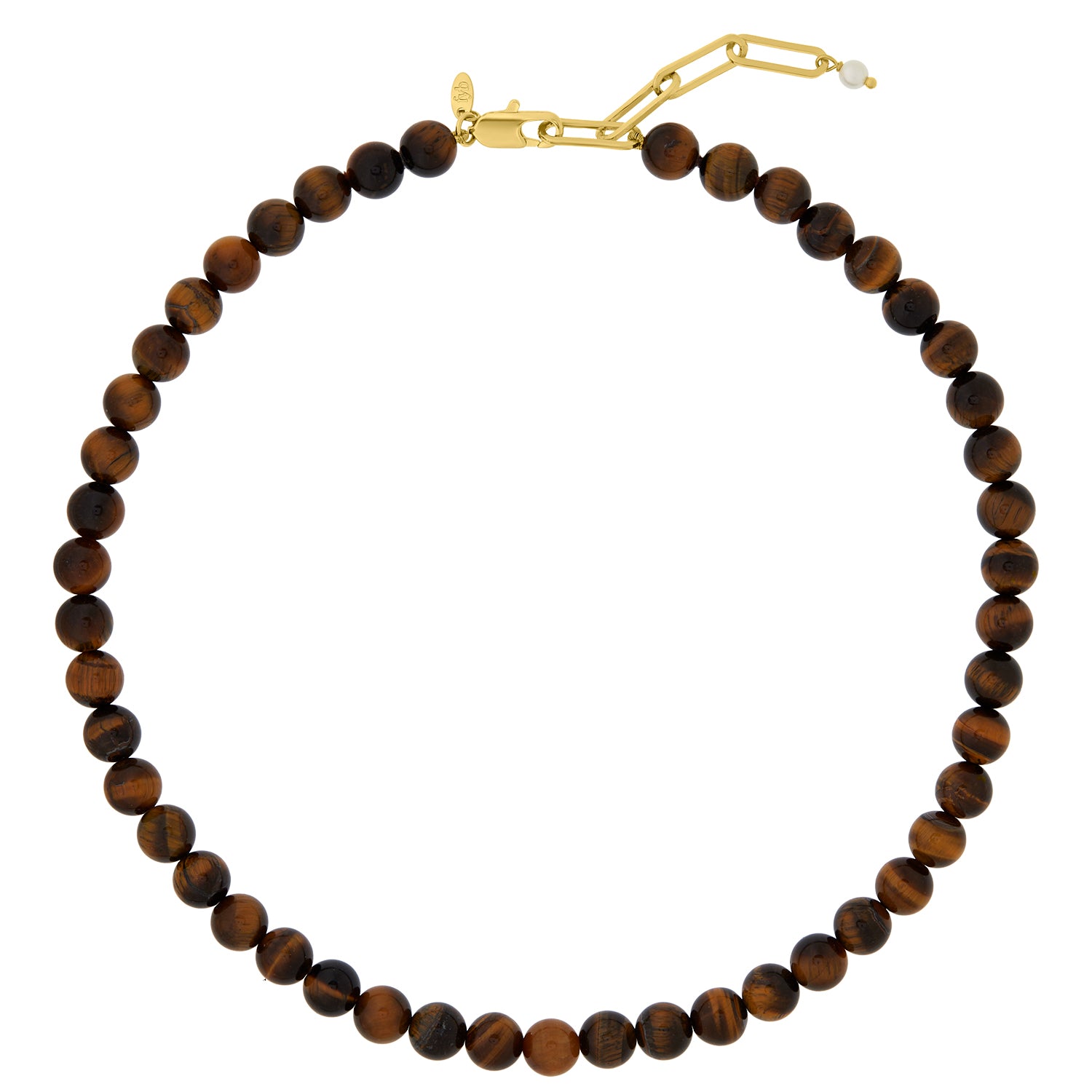 PETITE PALOMA NECKLACE TIGERS EYE