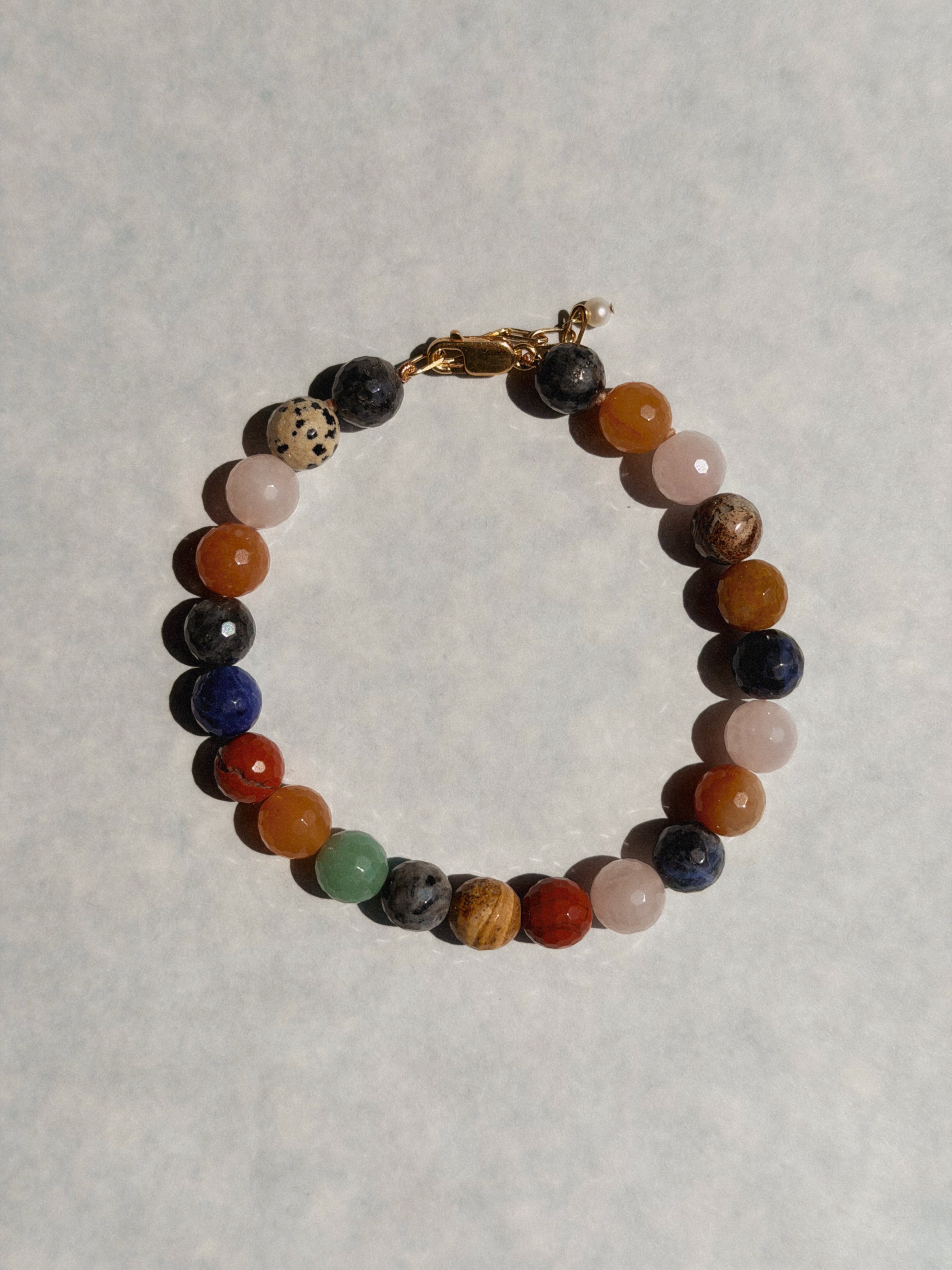 PALOMA ANKLET MULTI STONE