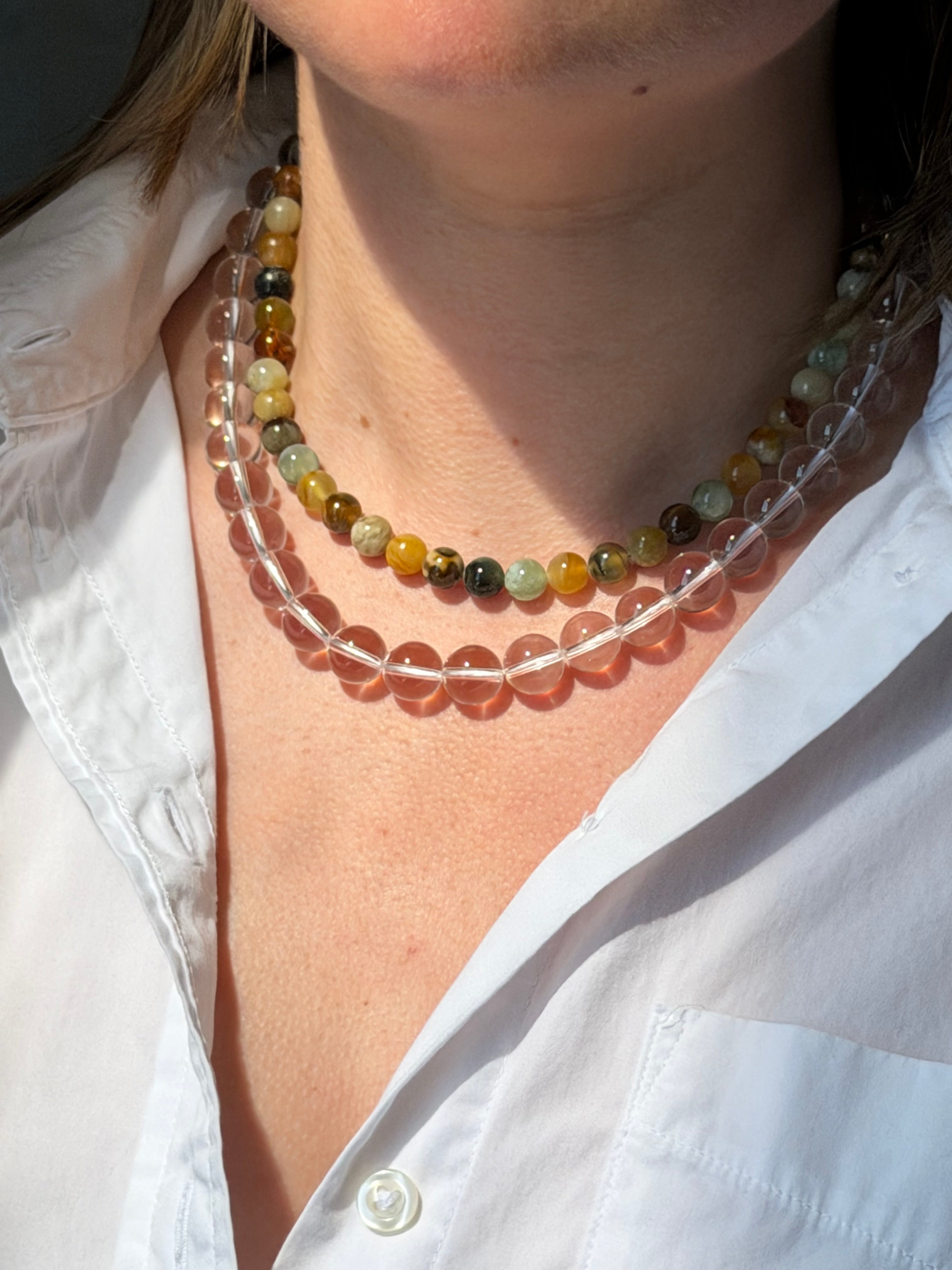 PALOMA NECKLACE CLEAR QUARTZ