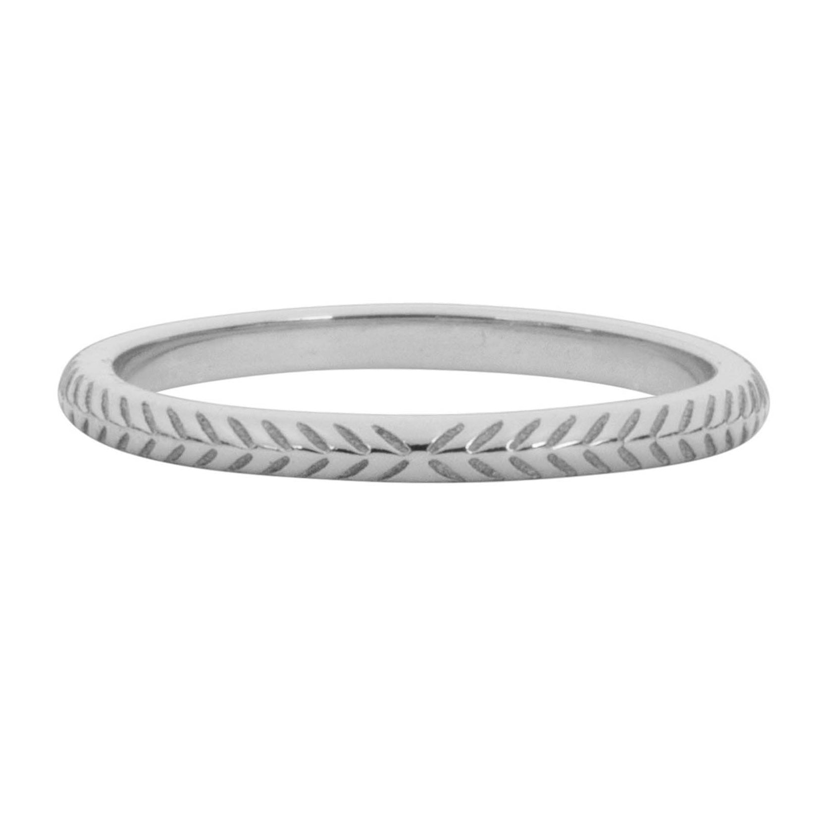 MARJORIE ETCHED BAND SILVER