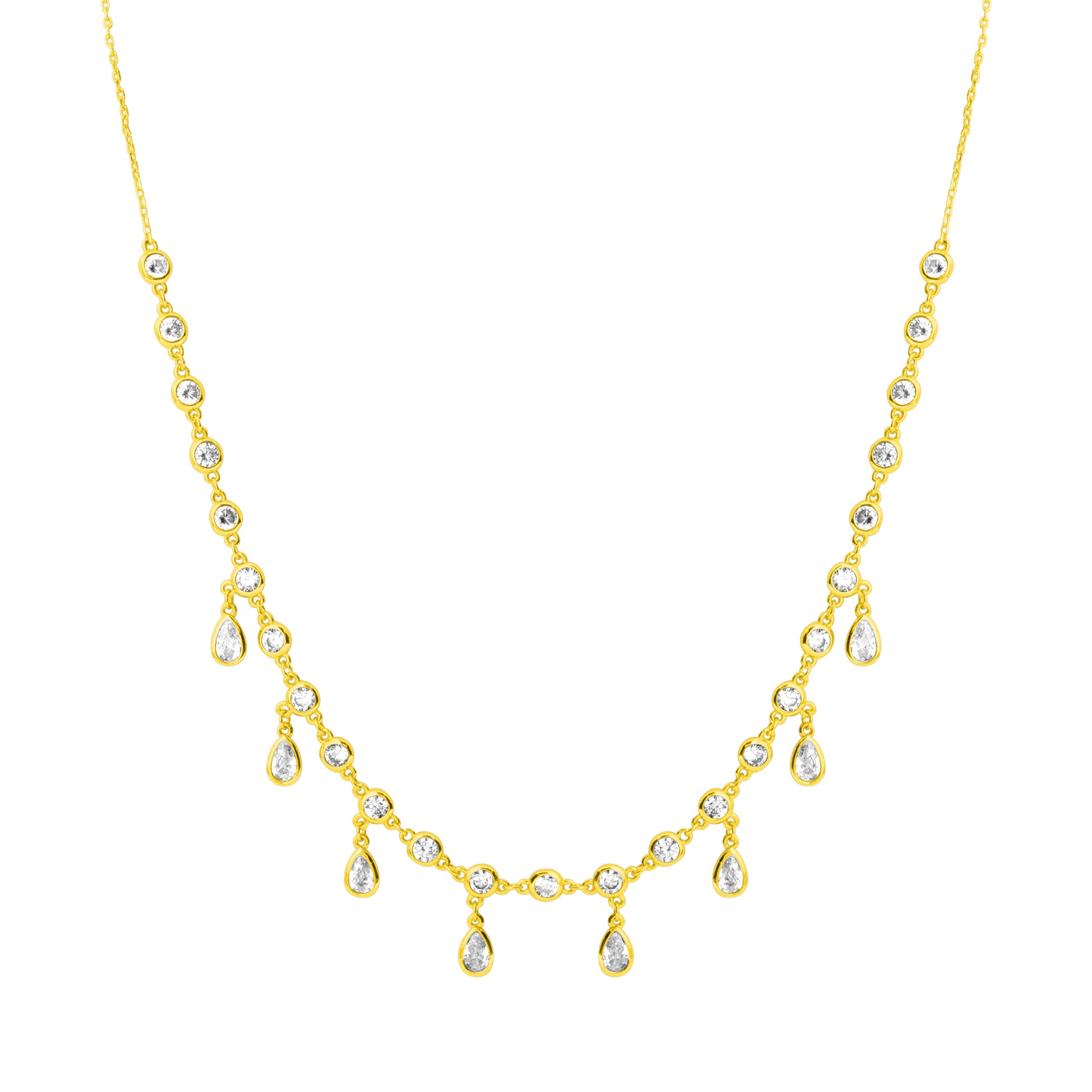 SADIE SHAKER NECKLACE GOLD