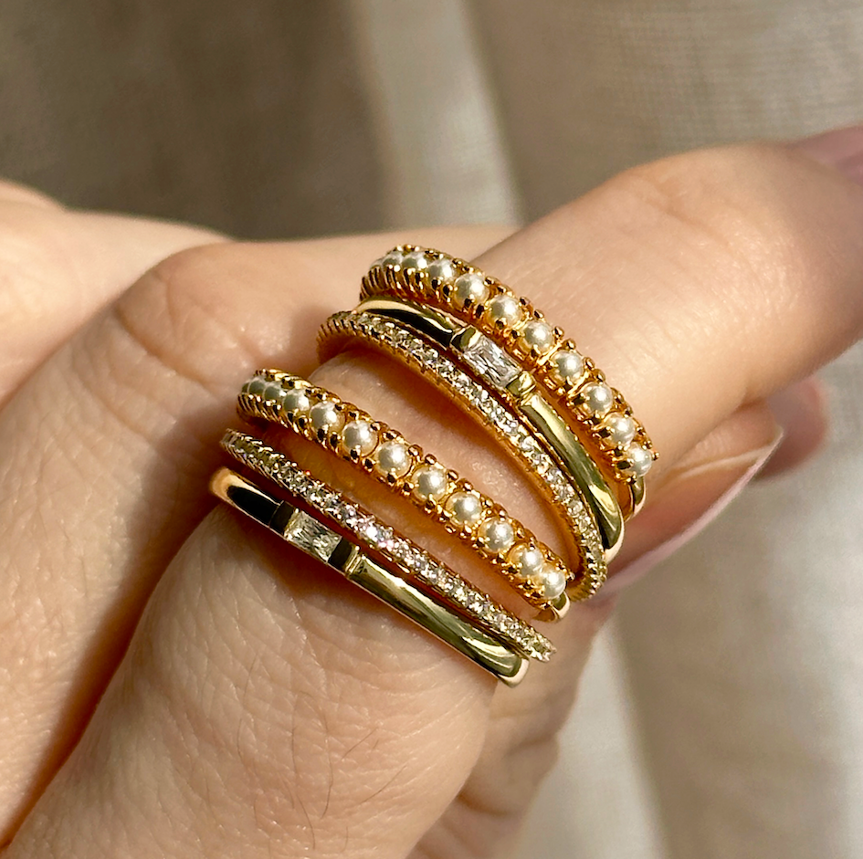NAOMI STACKING BAND GOLD