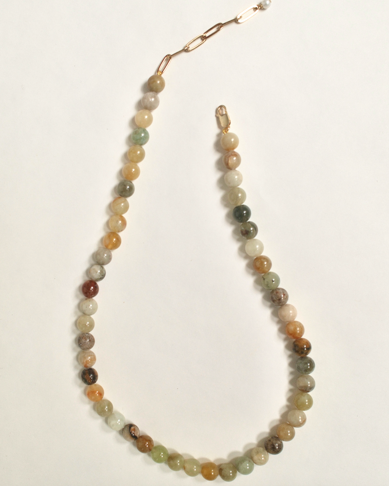 PETITE PALOMA NECKLACE MULTI JADE
