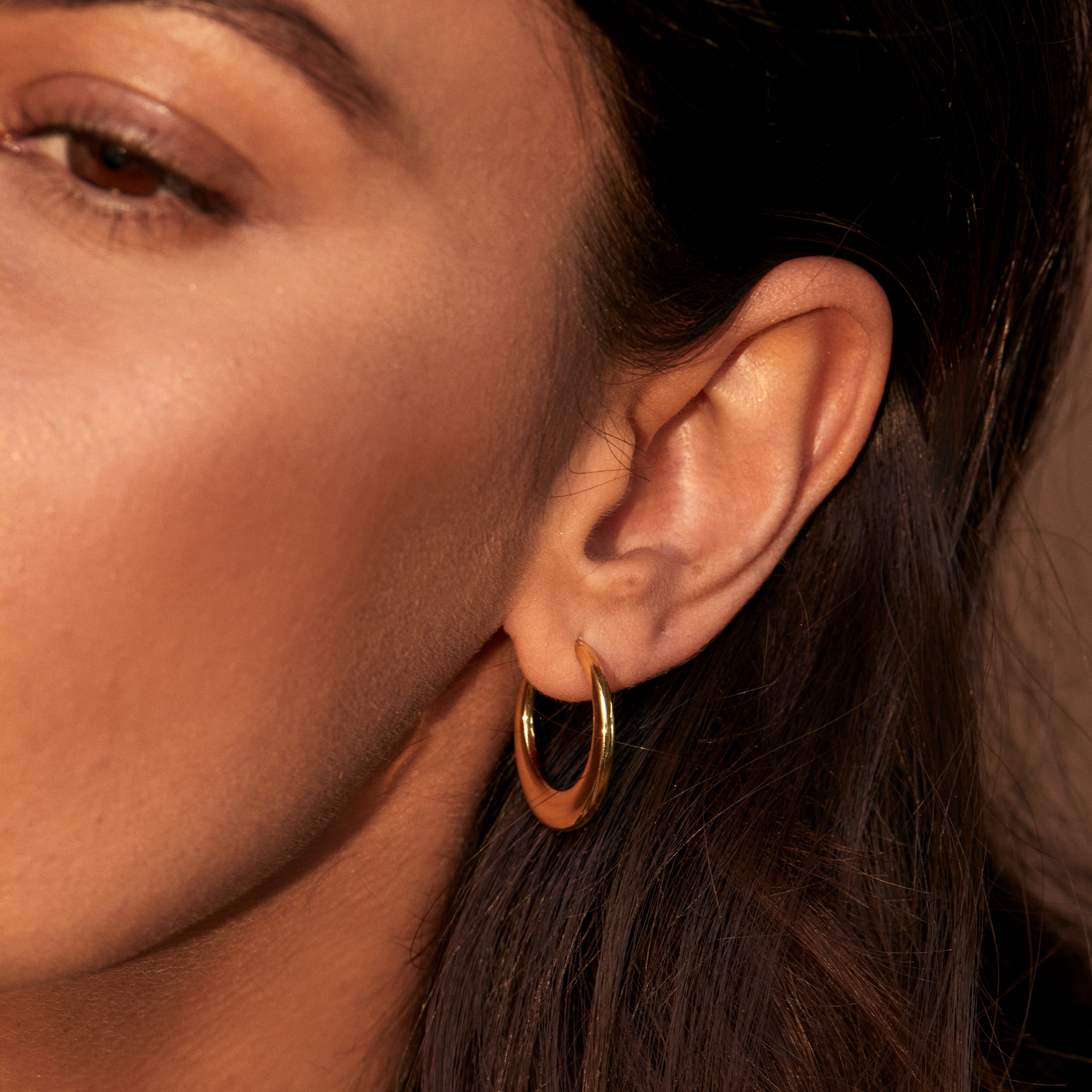 SIENNA HOOPS GOLD