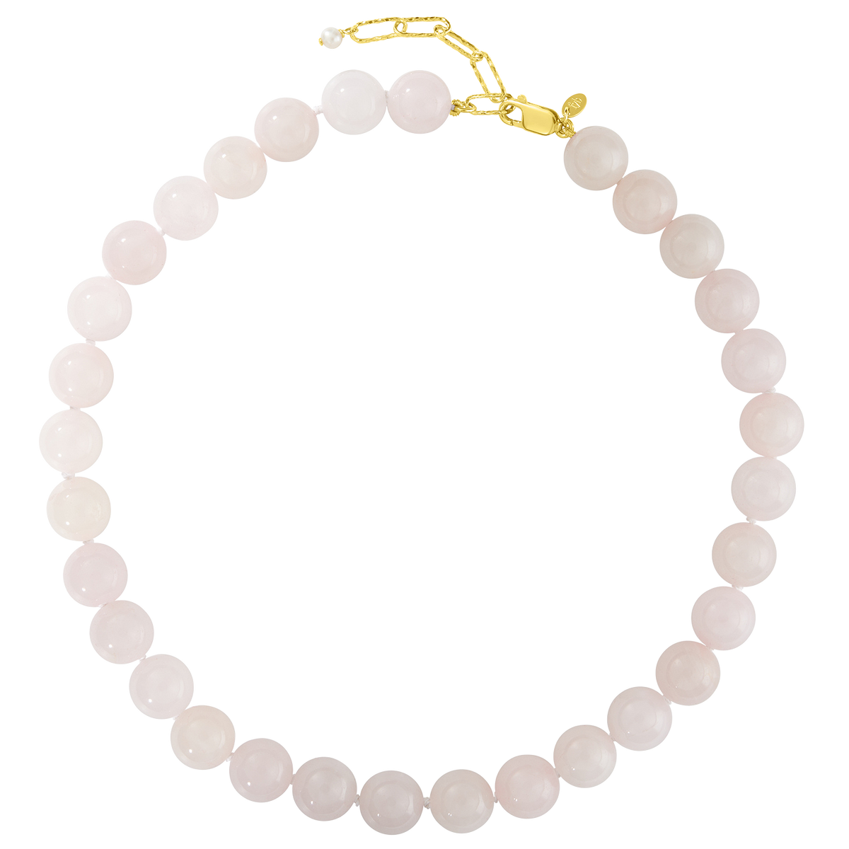 PALOMA NECKLACE ROSE QUARTZ