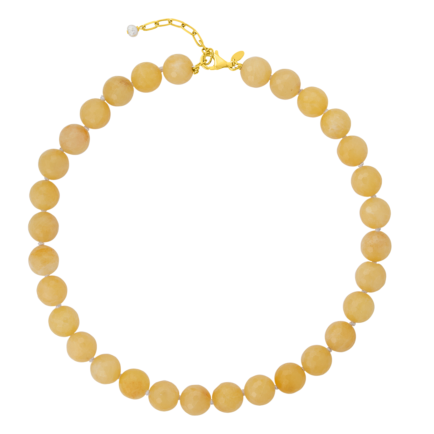PALOMA NECKLACE YELLOW JADE