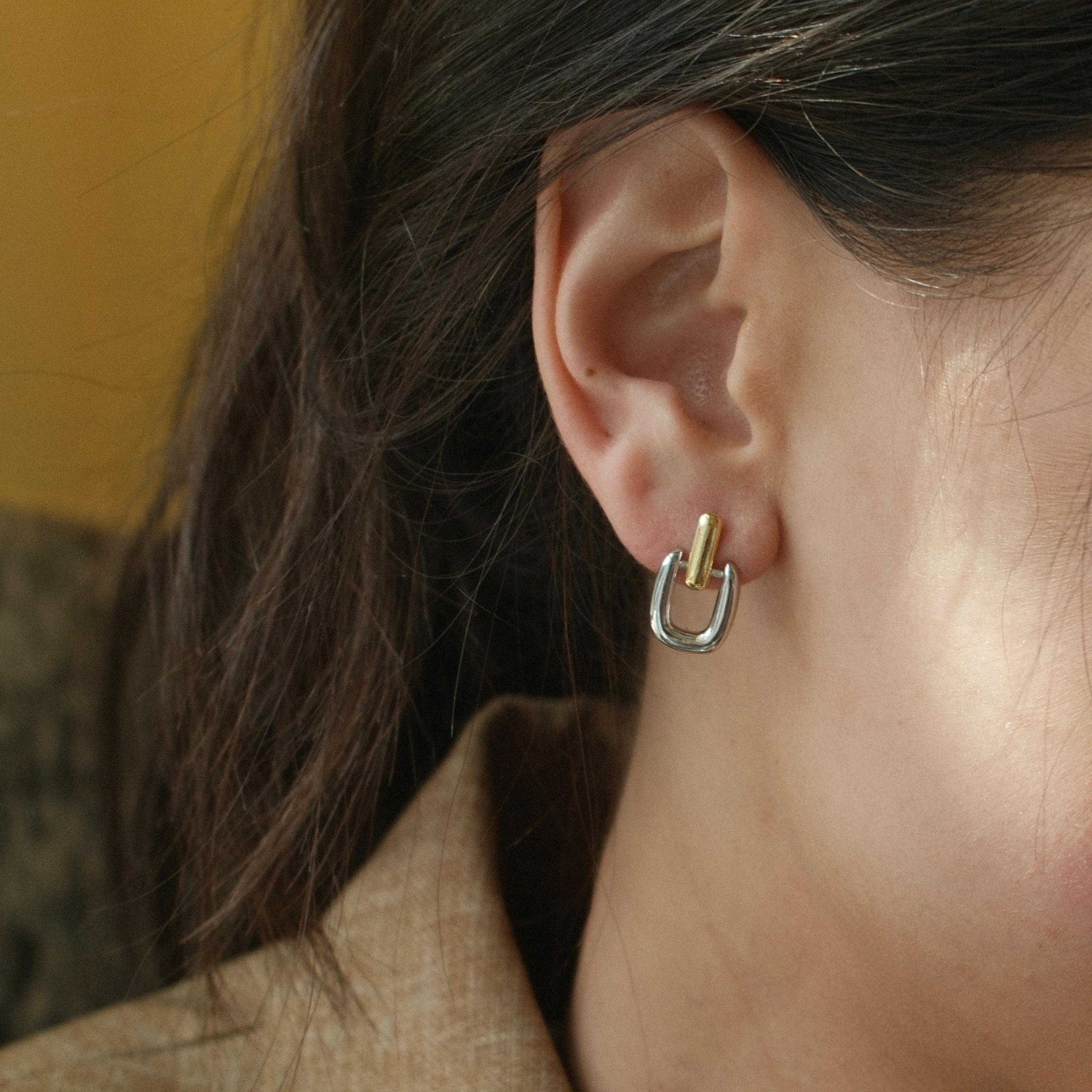 ALAIA MIXED METAL STUDS