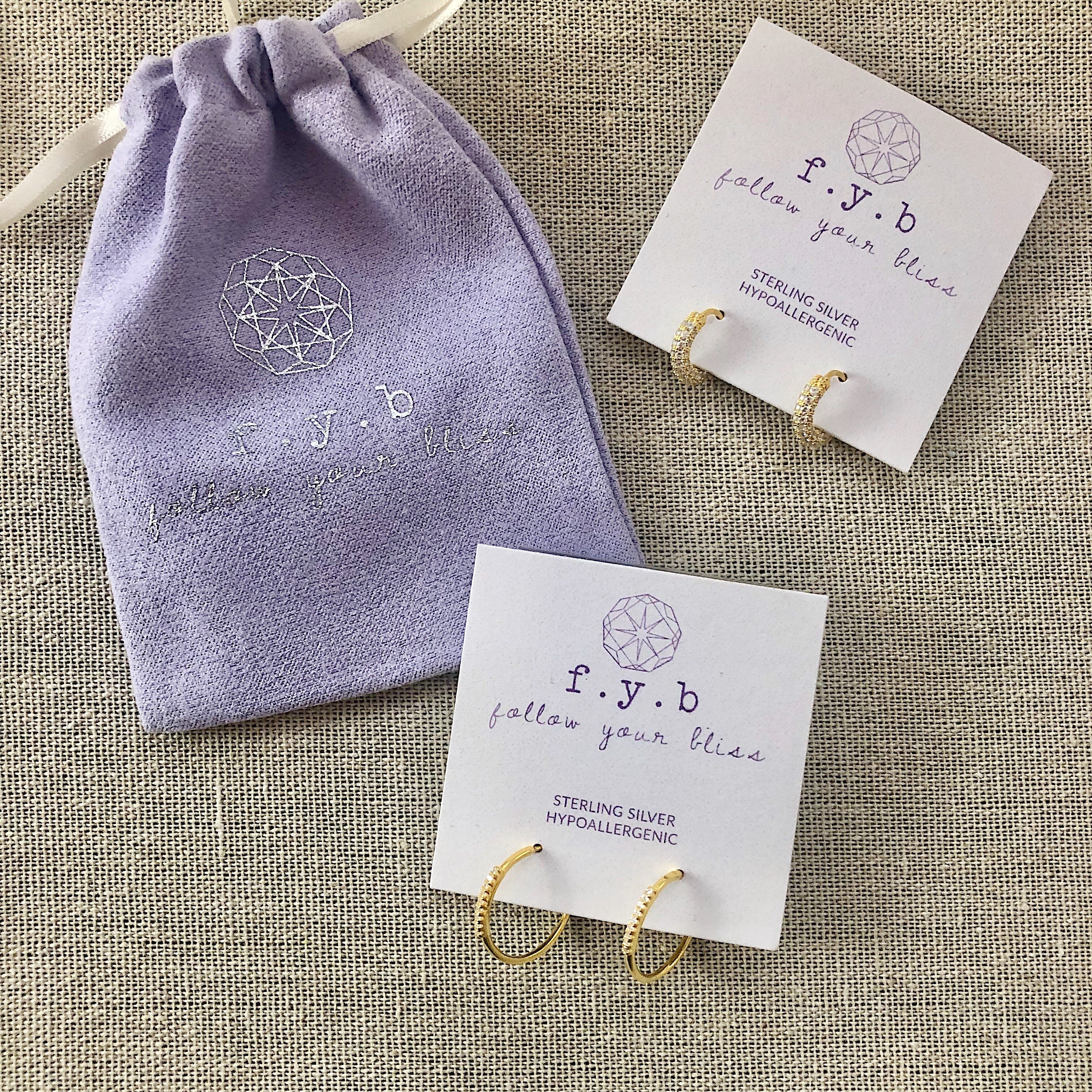 KAIA HOOP EARRINGS SILVER PEARL - eff.Y.bee