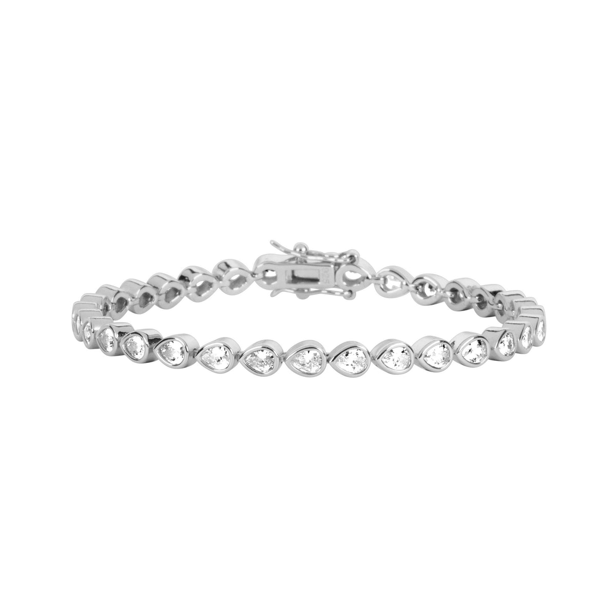 LILY TENNIS BRACELET SILVER fyb jewelry