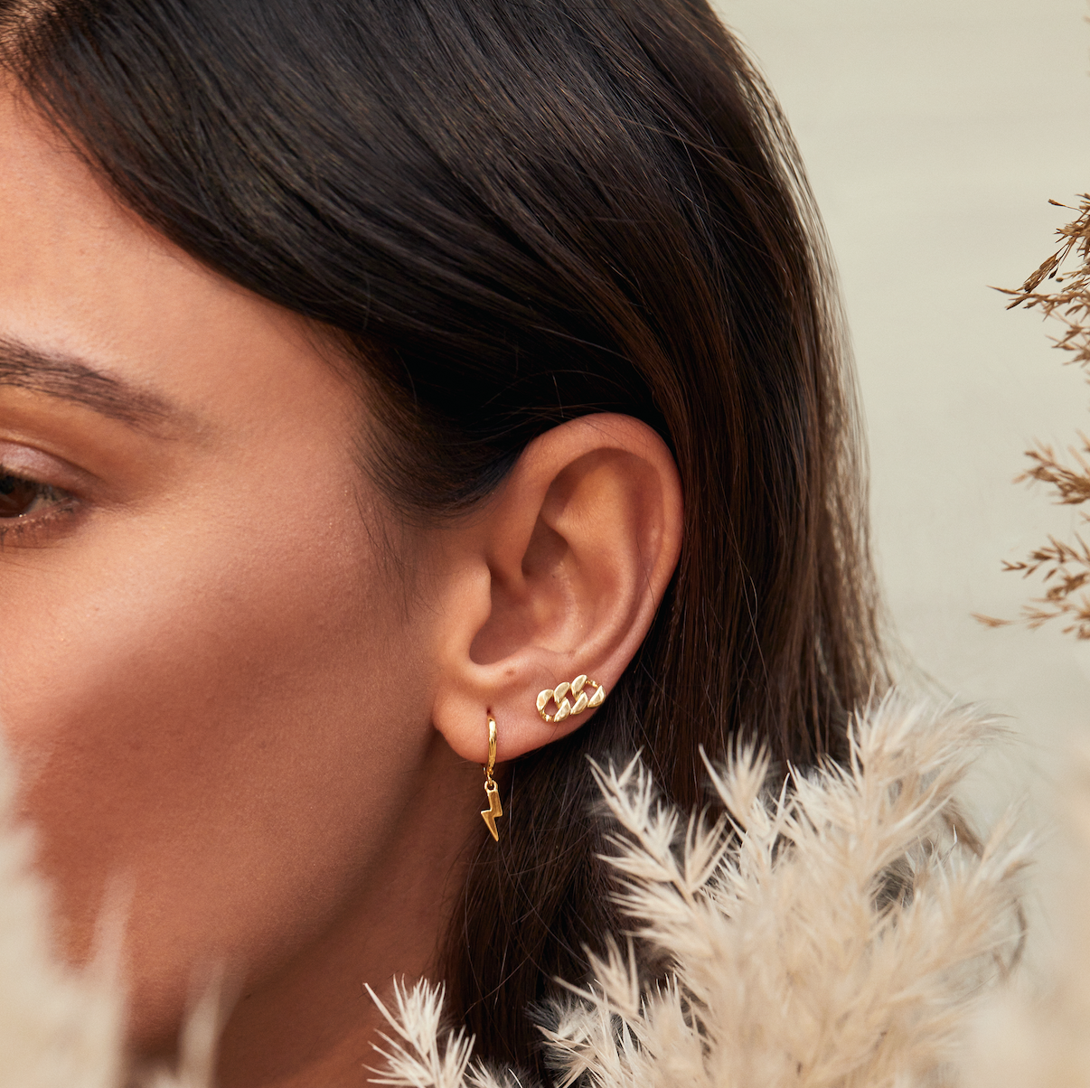 PARKER STUDS GOLD